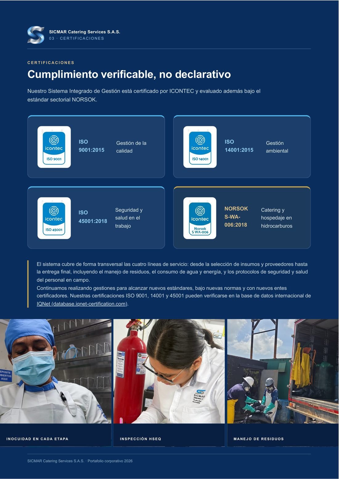 Portafolio SICMAR — página 4 de 12